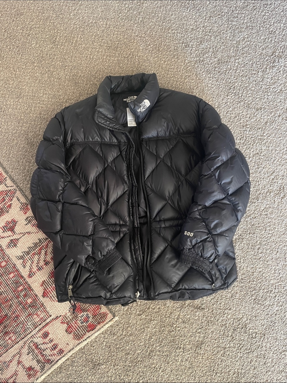 The North Face Women’s Black Quilted 600 Down Puffer Jacket